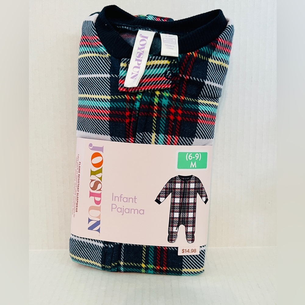 Joyspun Infant One Piece Pajamas 6-9 Mos NWT